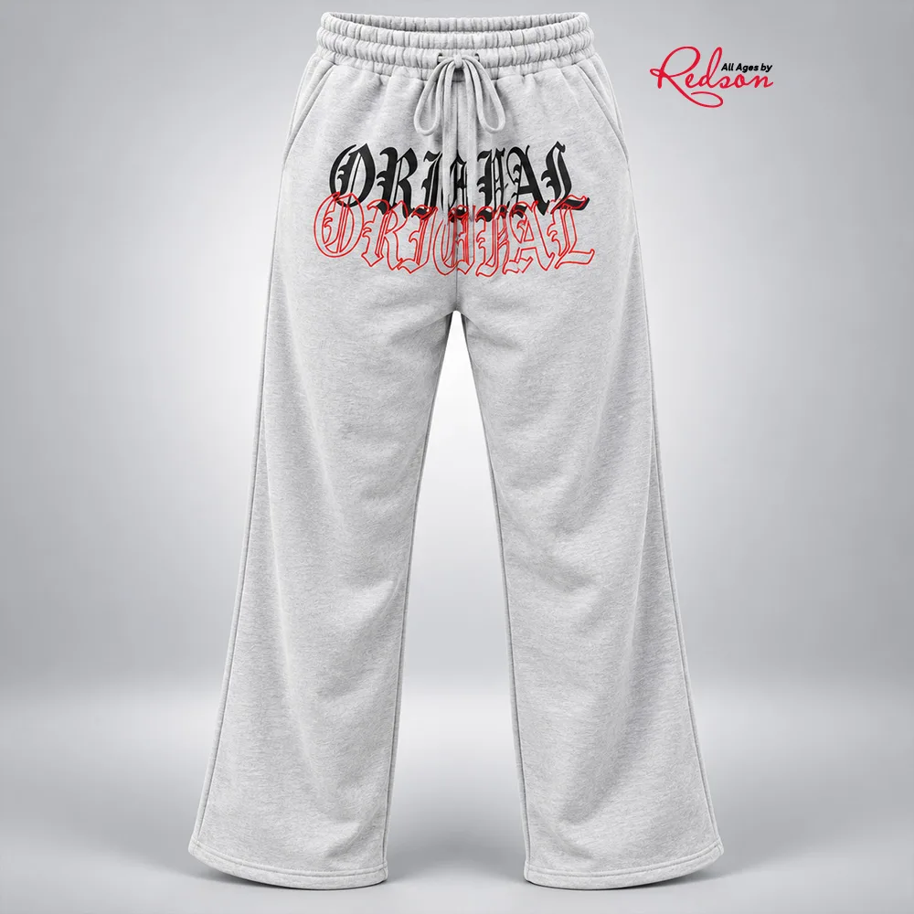Original Graphic Wide Leg Jogger Pants