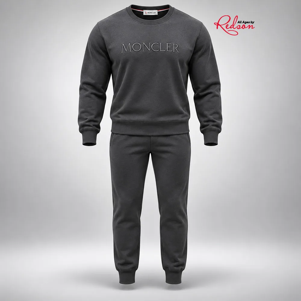 Moncler Logo Sweatshirt & Jogger Tracksuit Set