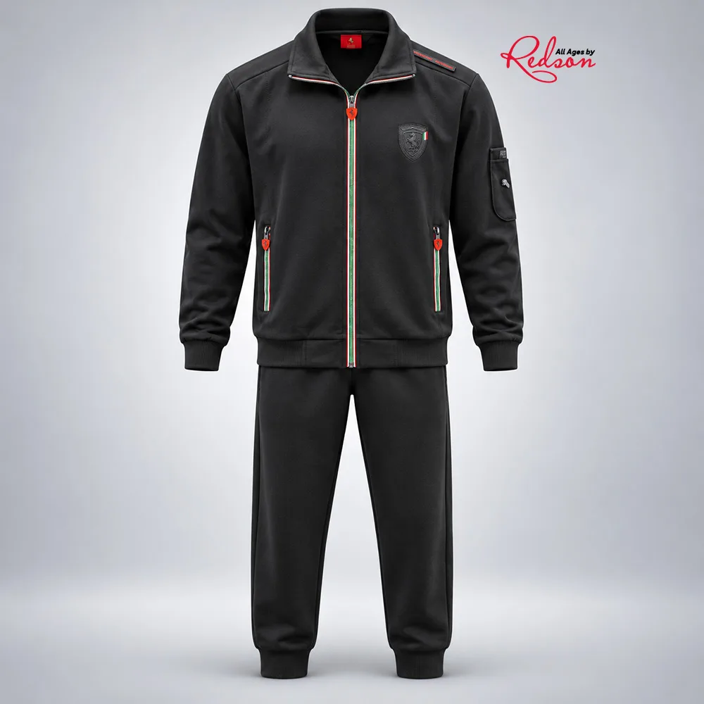 Ferrari Full Zip Tracksuit Set