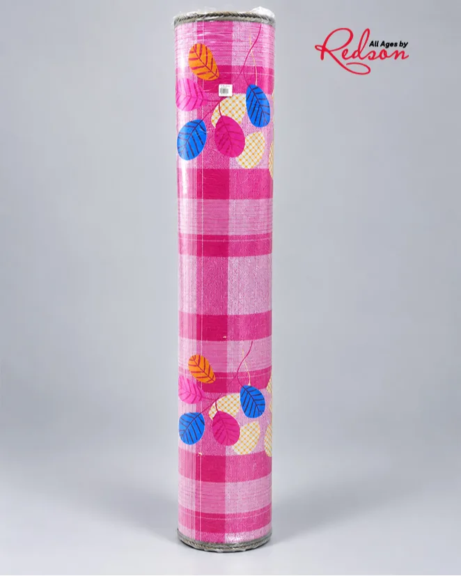 Pink Printed Floor Mat / Roll-Up Mat