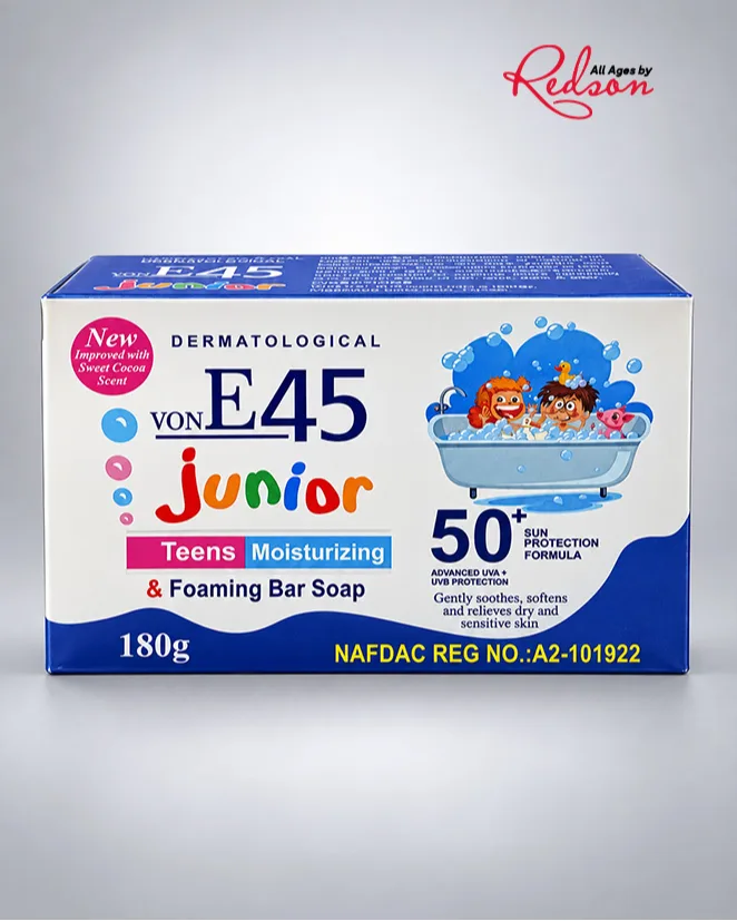 E45 Junior Teens Moisturizing & Foaming Bar Soap Spf 50+
