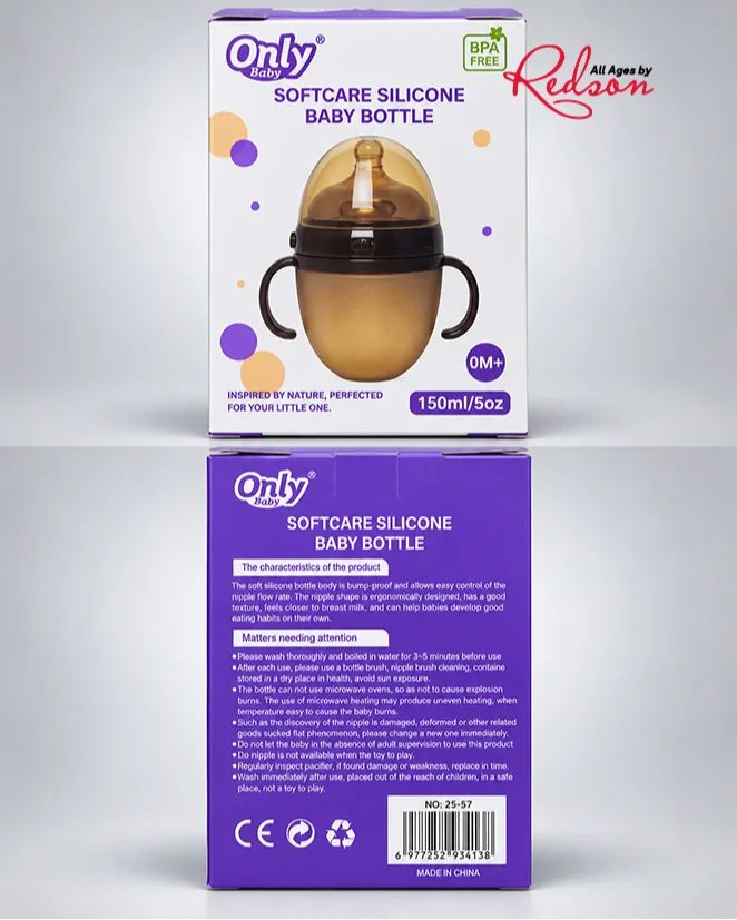 Only Baby Softcare Silicone Baby Bottle 150Ml