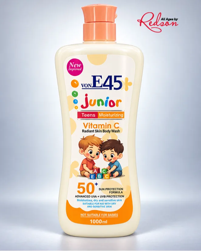 E45 Junior Teens Moisturizing Vitamin C Radiant Skin Body Wash