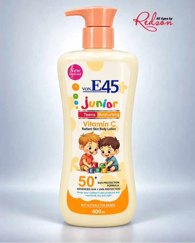 E45 Junior Teens Vitamin C Radiant Skin Body Lotion Spf 50+
