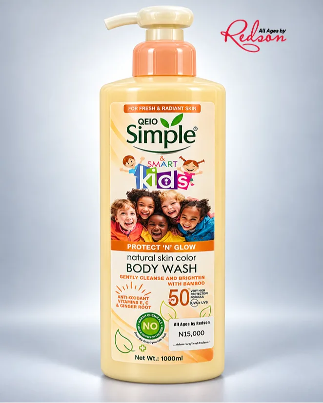 Simple & Smart Kids Protect ‘N’ Glow Natural Skin Color Body Wash