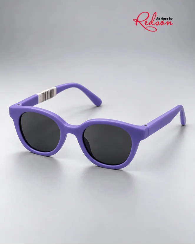 Classic Oval Sunglasses Purple