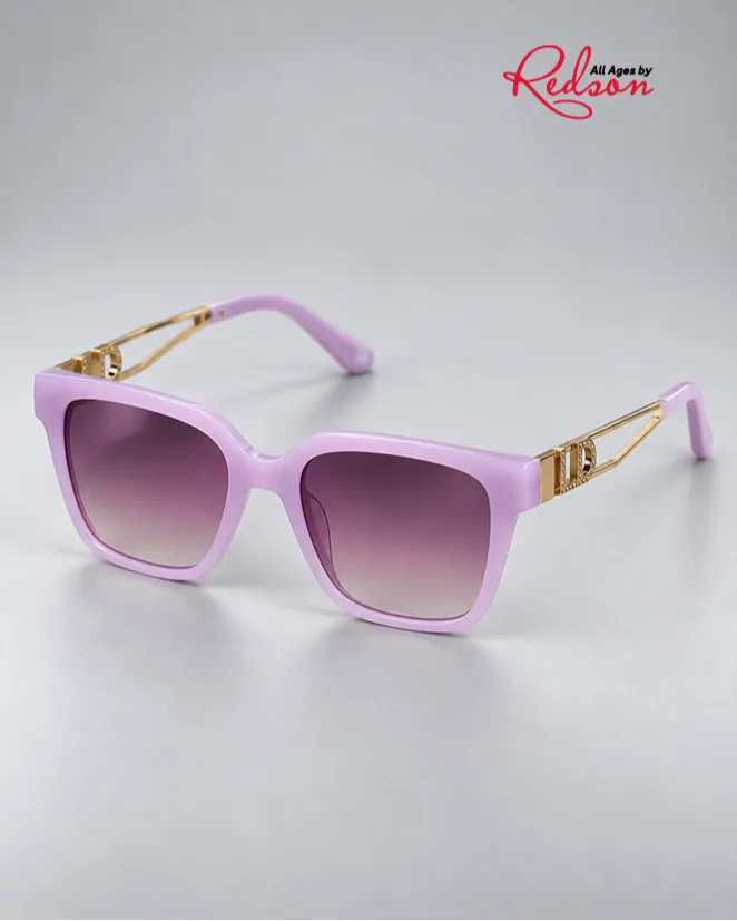 Kids’ Lavender Gradient Fashion Sunglasses