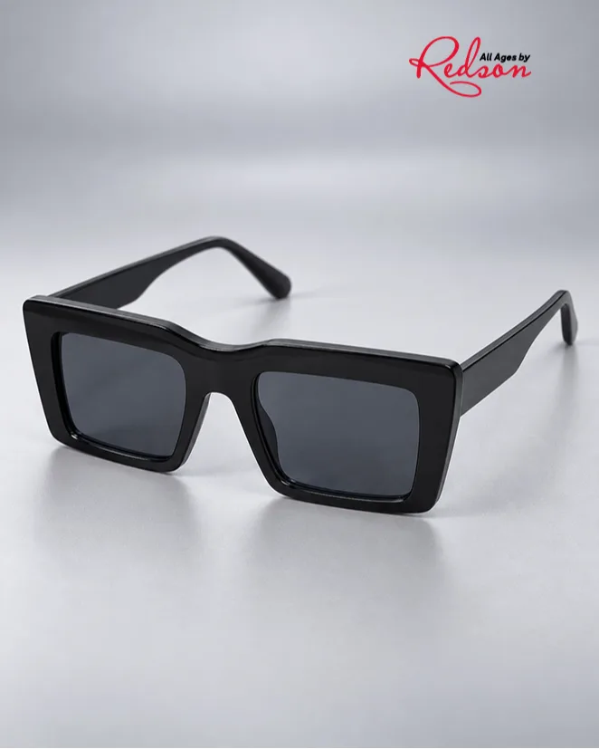 Black Oversized Rectangular