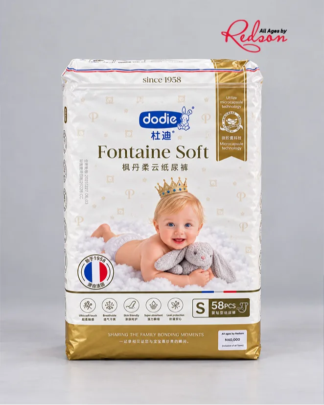 Dodie Fontaine Soft Baby Diapers – Size S