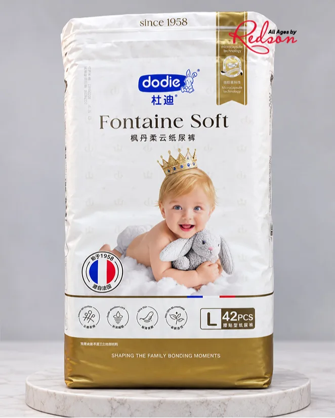 Dodie Fontaine Soft Baby Diapers Size L