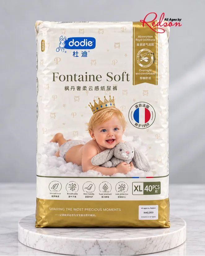 Dodie Fontaine Soft Baby Nappies Size Xl