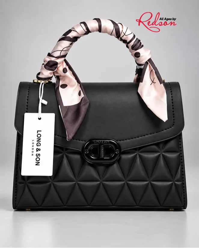 Long & Son London Quilted Top Handle Handbag