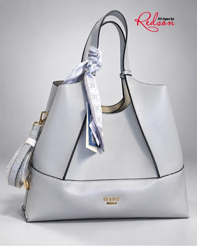 Bessie London Luxe Structured Tote Bag