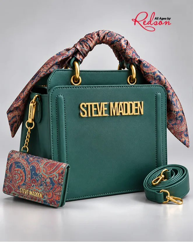 Steve Madden Signature Paisley Satchel Bag