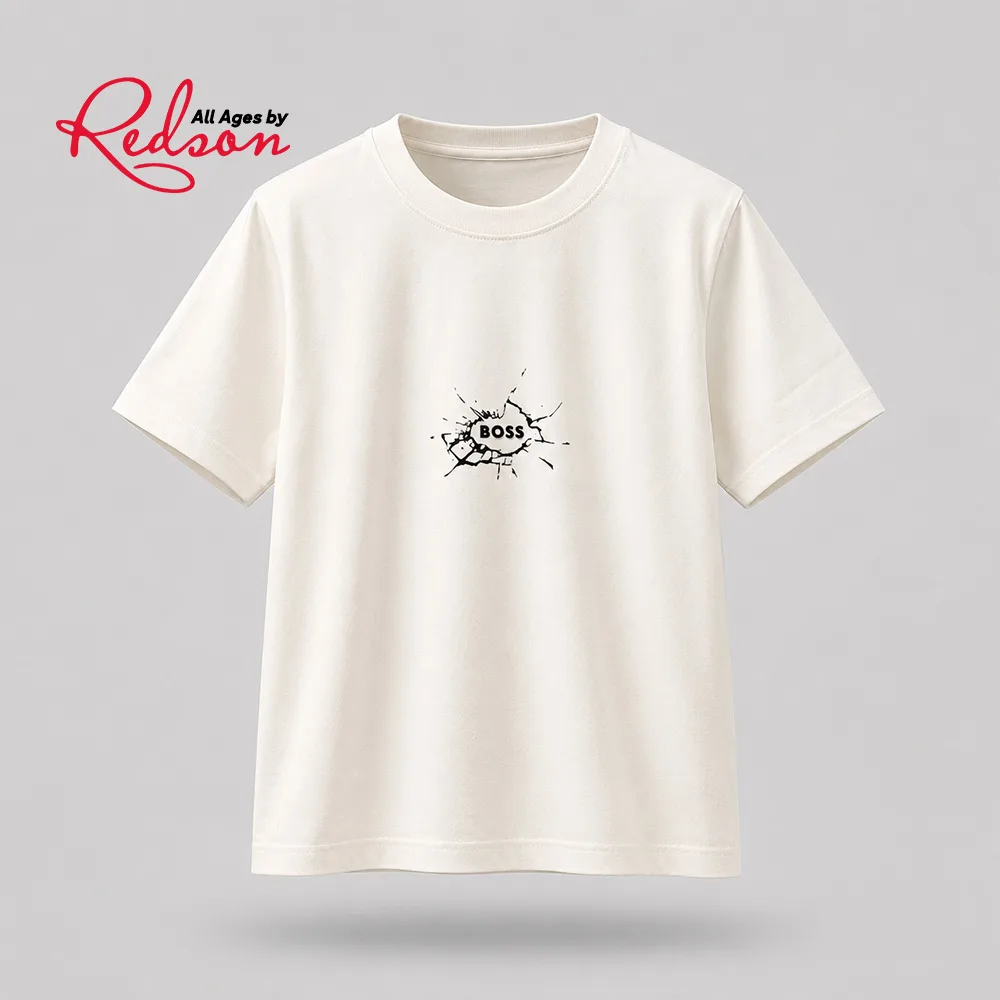 Boss Logo Graphic Crew Neck T-Shirt