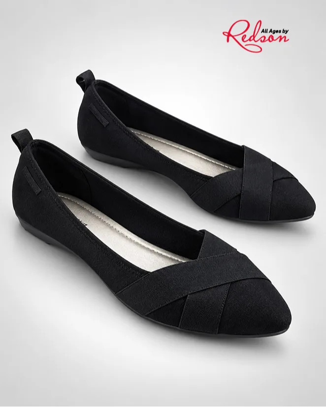 Women's Cross-Strap Ballet Flats