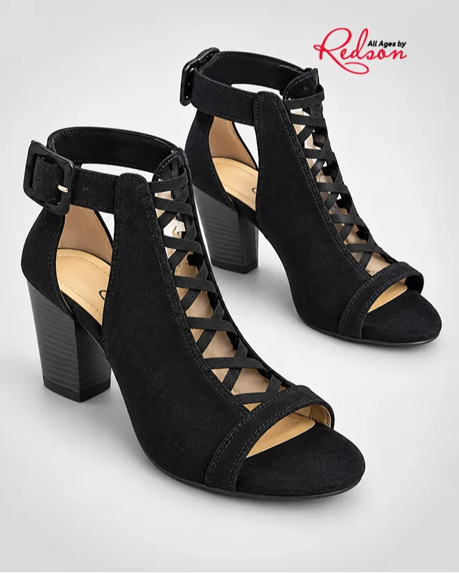 Women’s Lace Up Block Heel Sandals