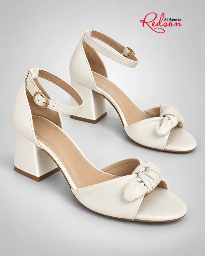 Women’s Knot-Front Block Heel Sandals