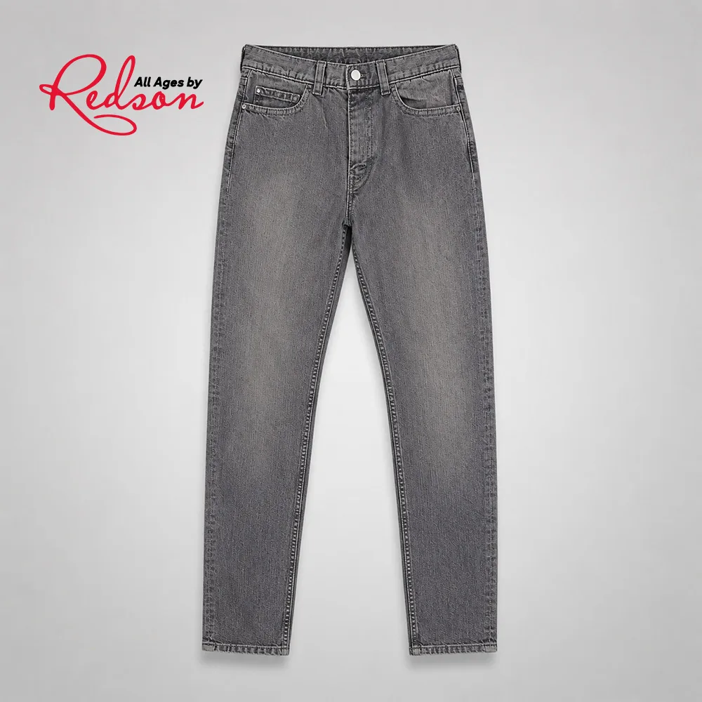 Men’s Grey Washed Denim Jeans