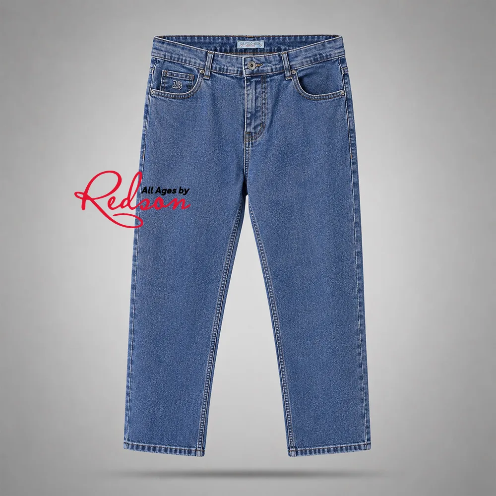 Men’s Light Blue Washed Denim Jeans