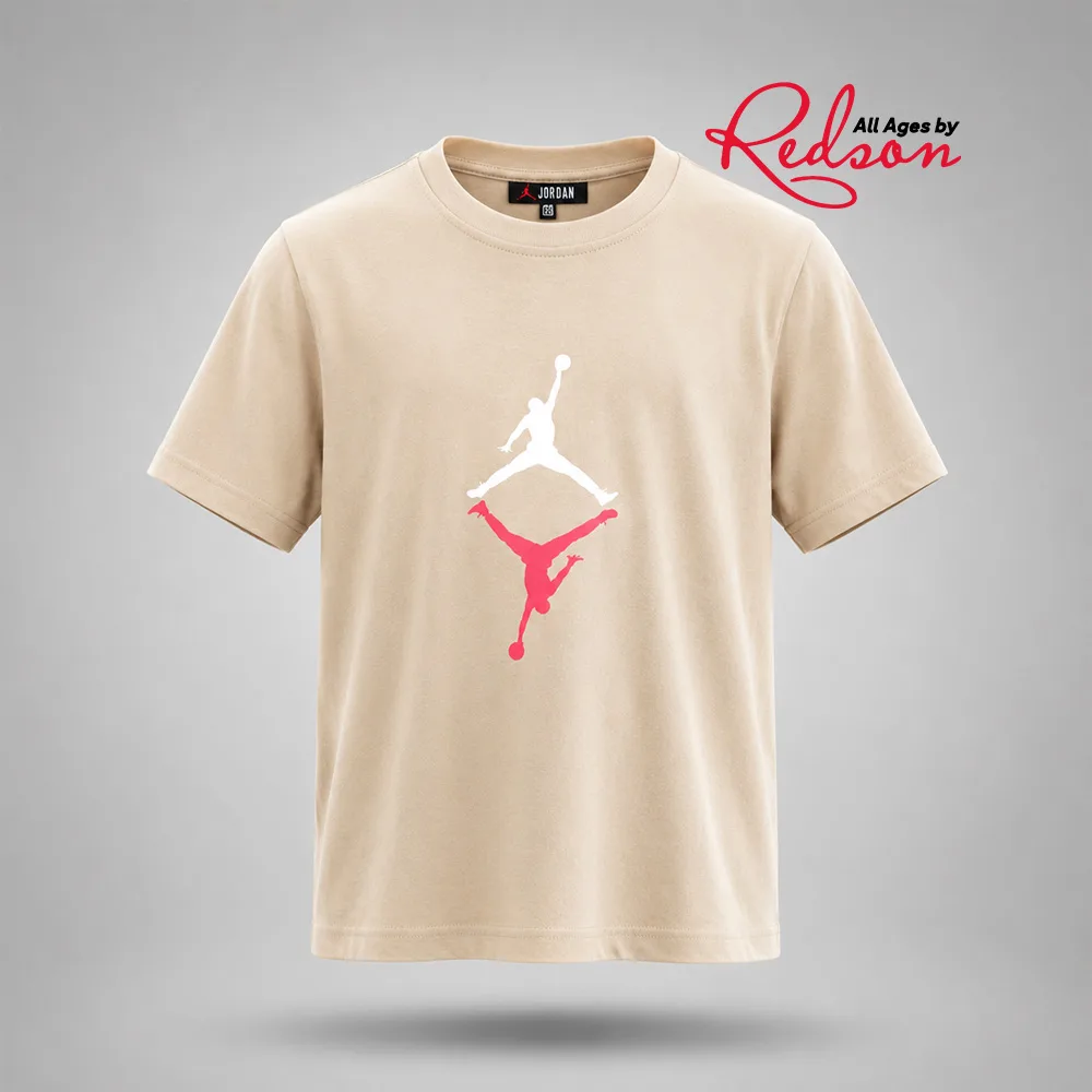 Kids’ Jordan Beige Jumpman Graphic T-Shirt